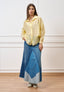 Camicia over in mussola - GIALLO