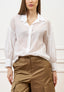 Camicia con maniche a palloncino - BIANCO