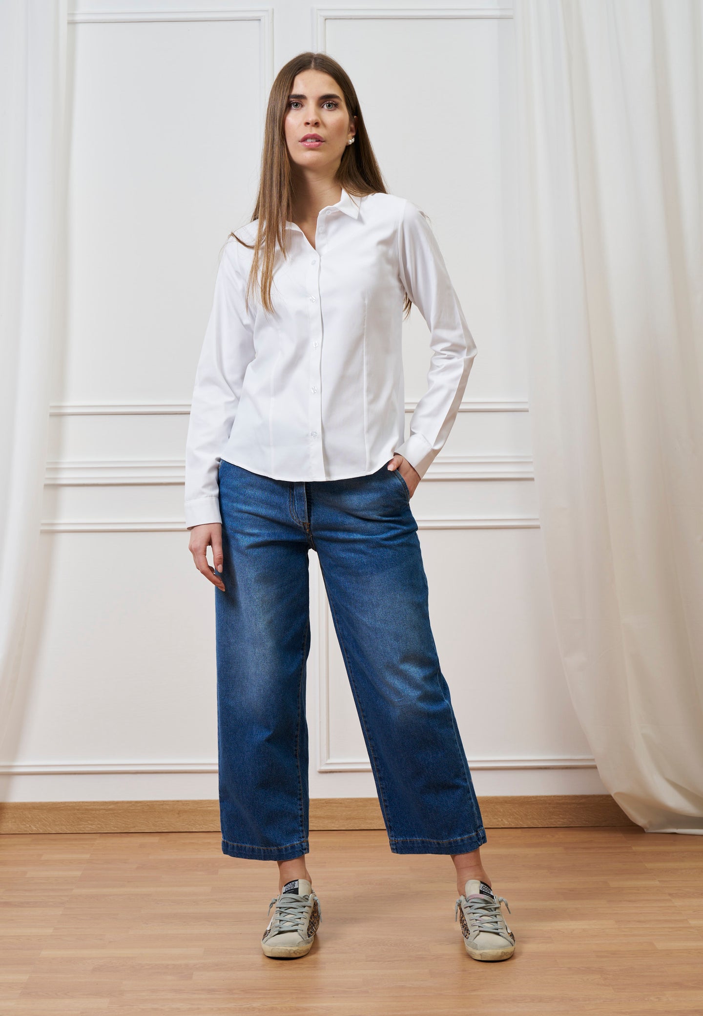 Camicia classica oxford - BIANCO