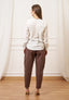 Camicia con profili a contrasto - BIANCO