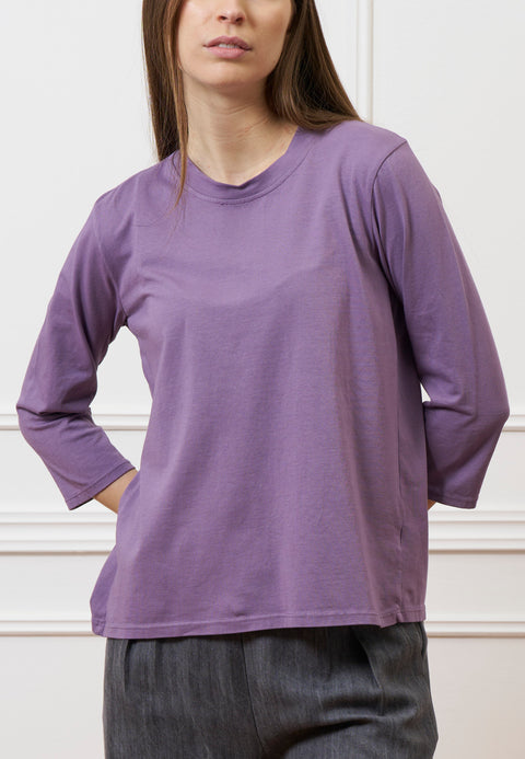 T-shirt con faldone sul retro - MALVA