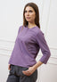 T-shirt con faldone sul retro - MALVA