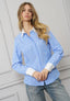 Camicia a righe con paillettes