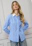 Camicia a righe con paillettes