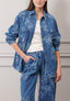 Camicia chambray over fantasia
