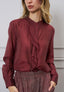Camicia con gala frontale