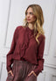 Camicia con gala frontale