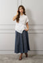 Camicia con nodo laterale