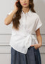 Camicia con nodo laterale