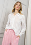 Camicia fiori rilievo