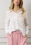 Camicia fiori rilievo