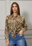 Camicia in mussola stampata