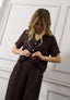 Camicia maniche corte in lino