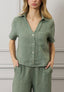 Camicia maniche corte in lino