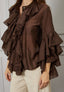Camicia maniche volant