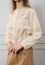 Camicia paillettes con coulisse
