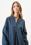 Camicia popeline faldone davanti