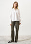 Camicia popeline faldone davanti