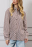 Camicia righe e stampa sul retro