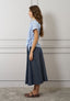 Camicia righe nodo laterale