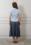Camicia righe nodo laterale