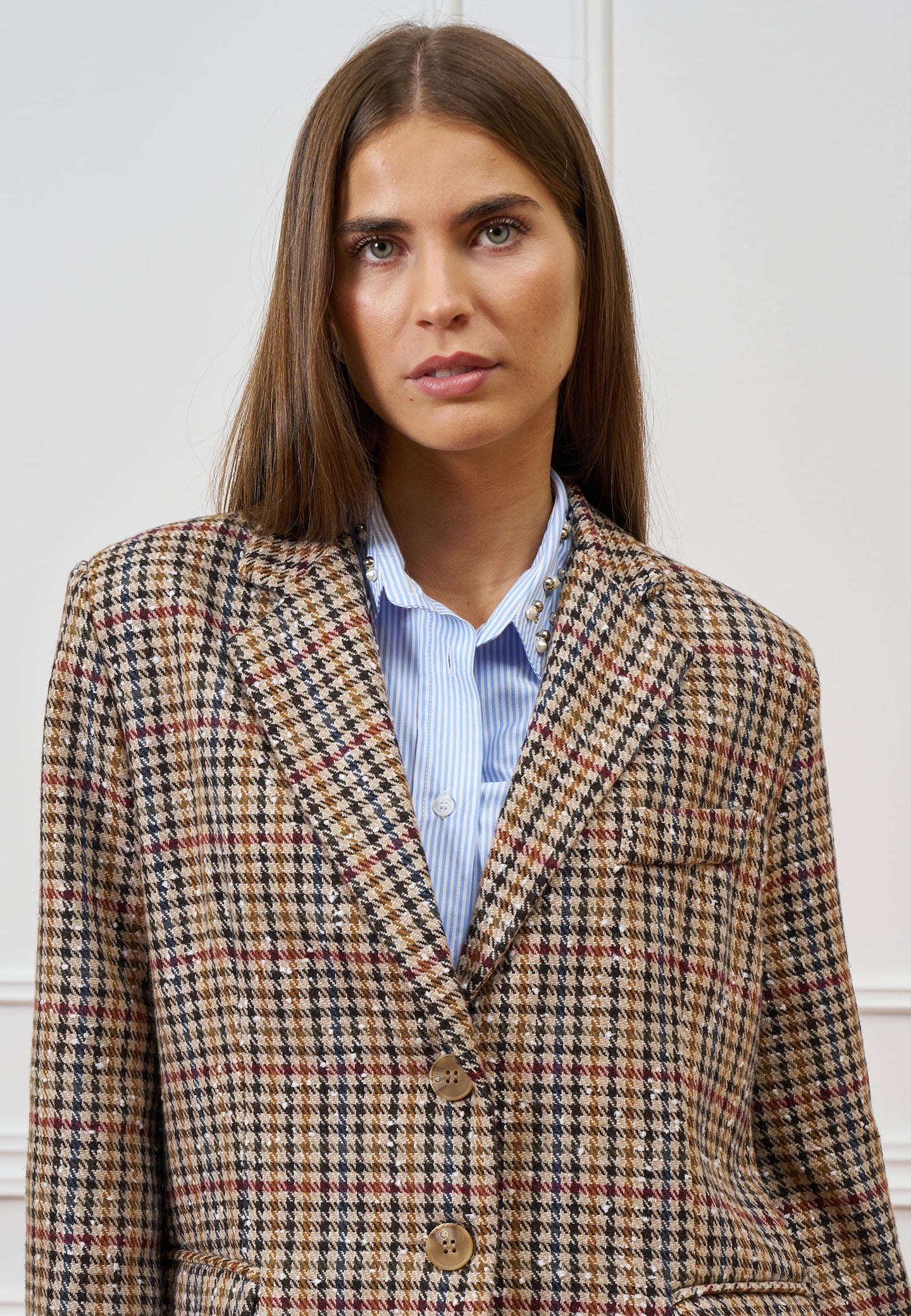 Cappotto giacca in pied de poule