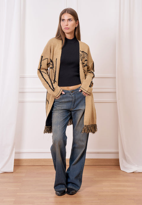 Jeans palazzo slavato