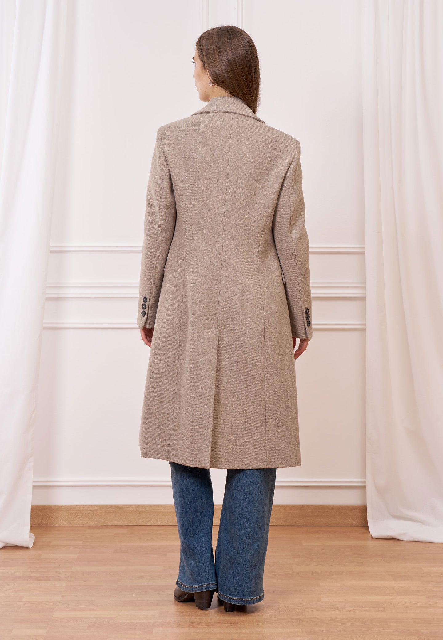 Cappotto lungo doppiopetto