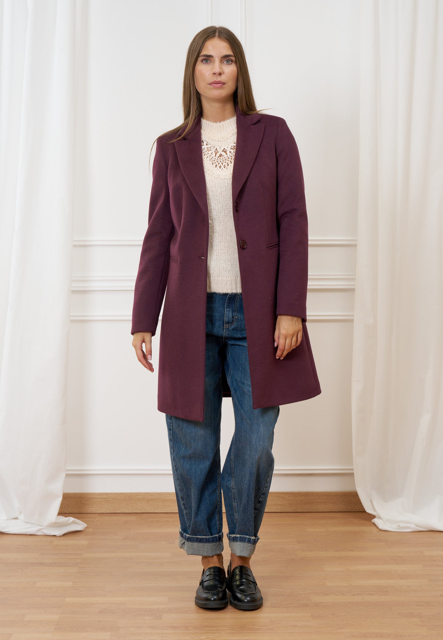 Cappotto monopetto classico