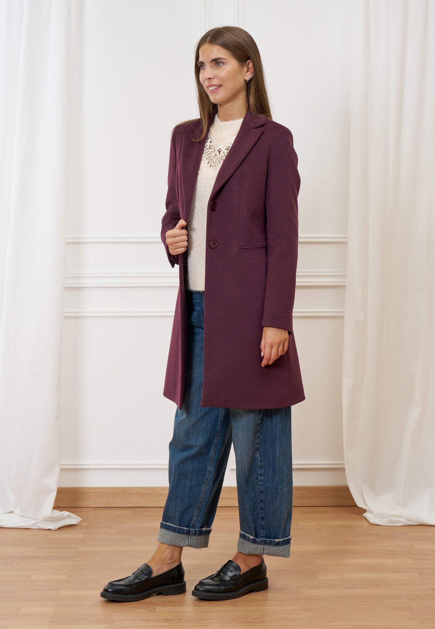 Cappotto monopetto classico