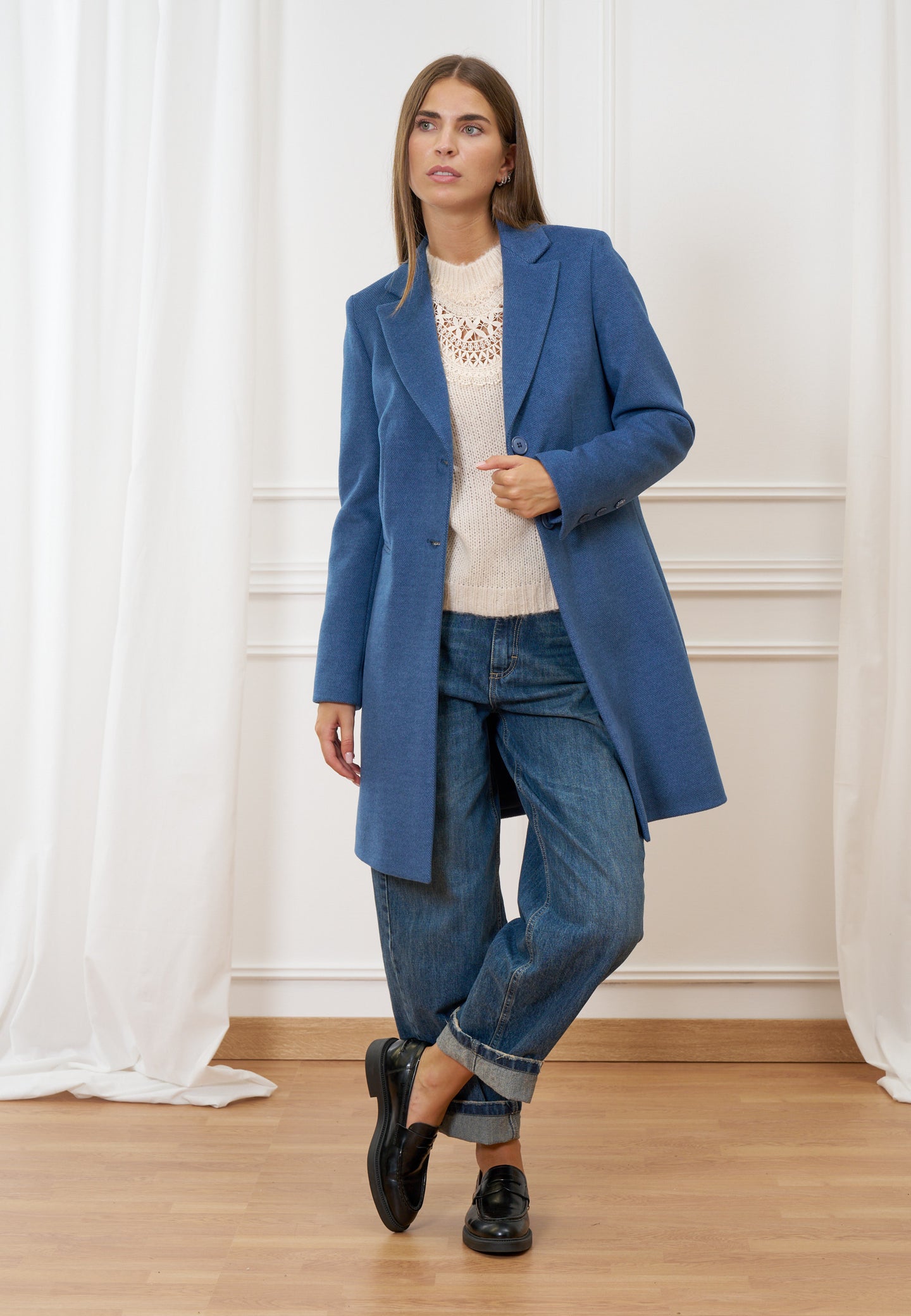 Cappotto monopetto classico