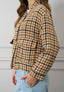 Cappotto over corto in tweed