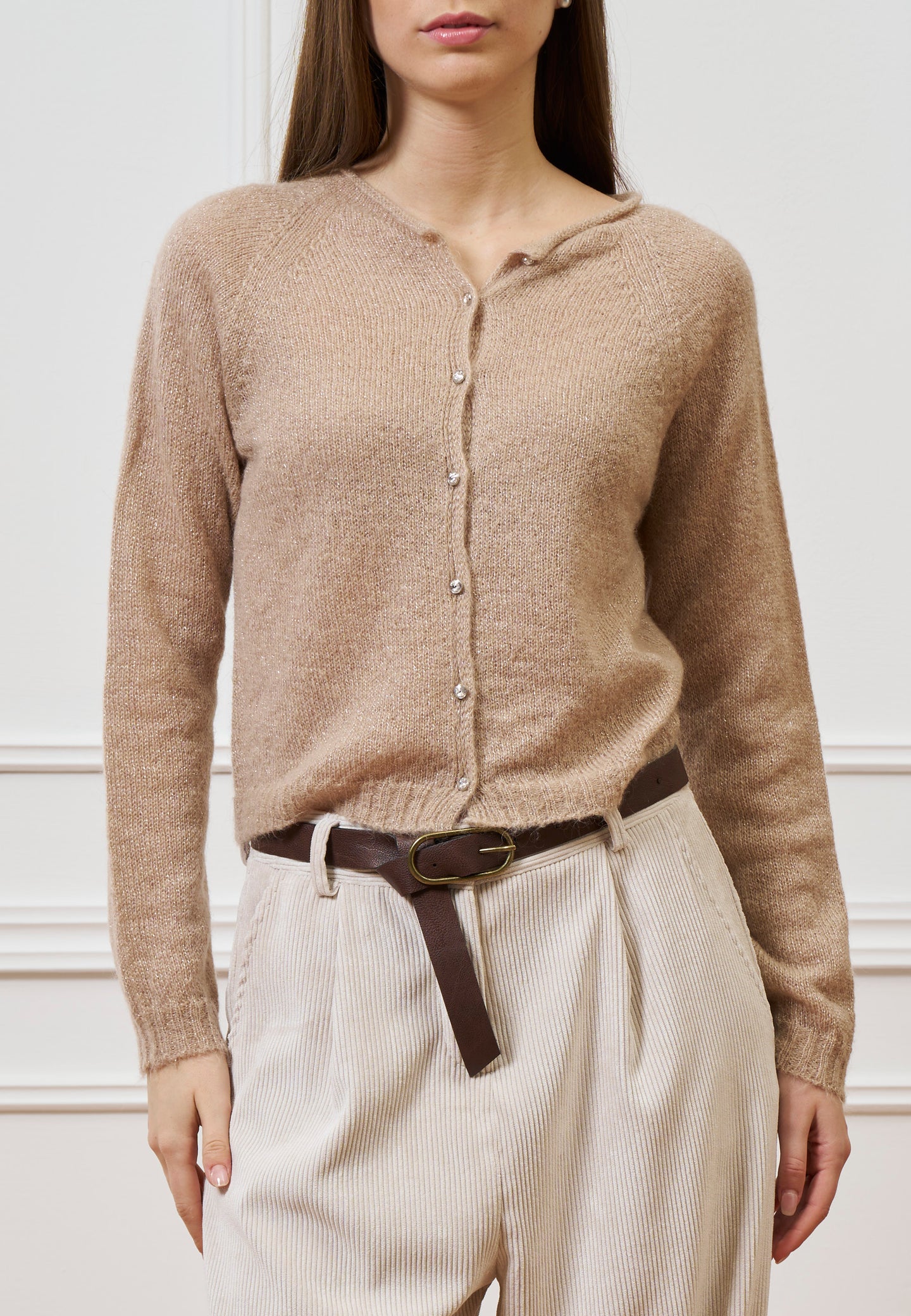 Cardigan bottoni gioiello