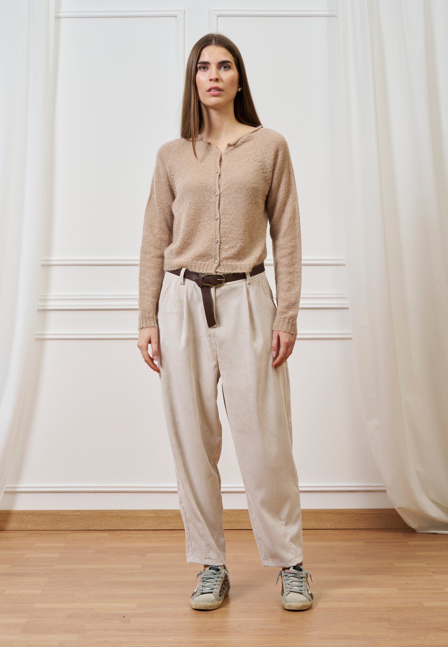 Cardigan bottoni gioiello