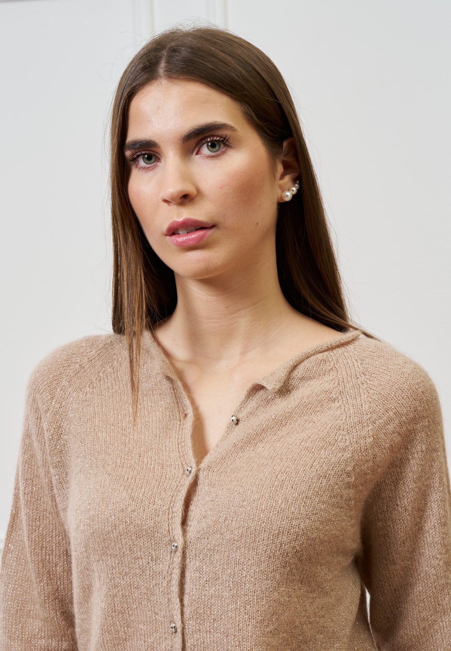 Cardigan bottoni gioiello