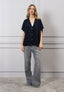 Cardigan over in maglia