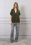 Cardigan over in maglia