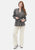 Cardigan smanicato bouclè con pailettes