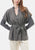 Cardigan smanicato bouclè con pailettes
