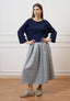 Gonna midi a quadri - JEANS