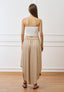 Gonna midi asimmetrica - BEIGE