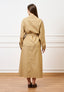 Gonna midi con pinces in vita - BEIGE