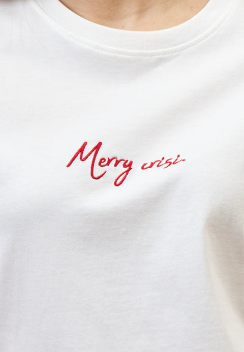 T-shirt “Merry crisi”