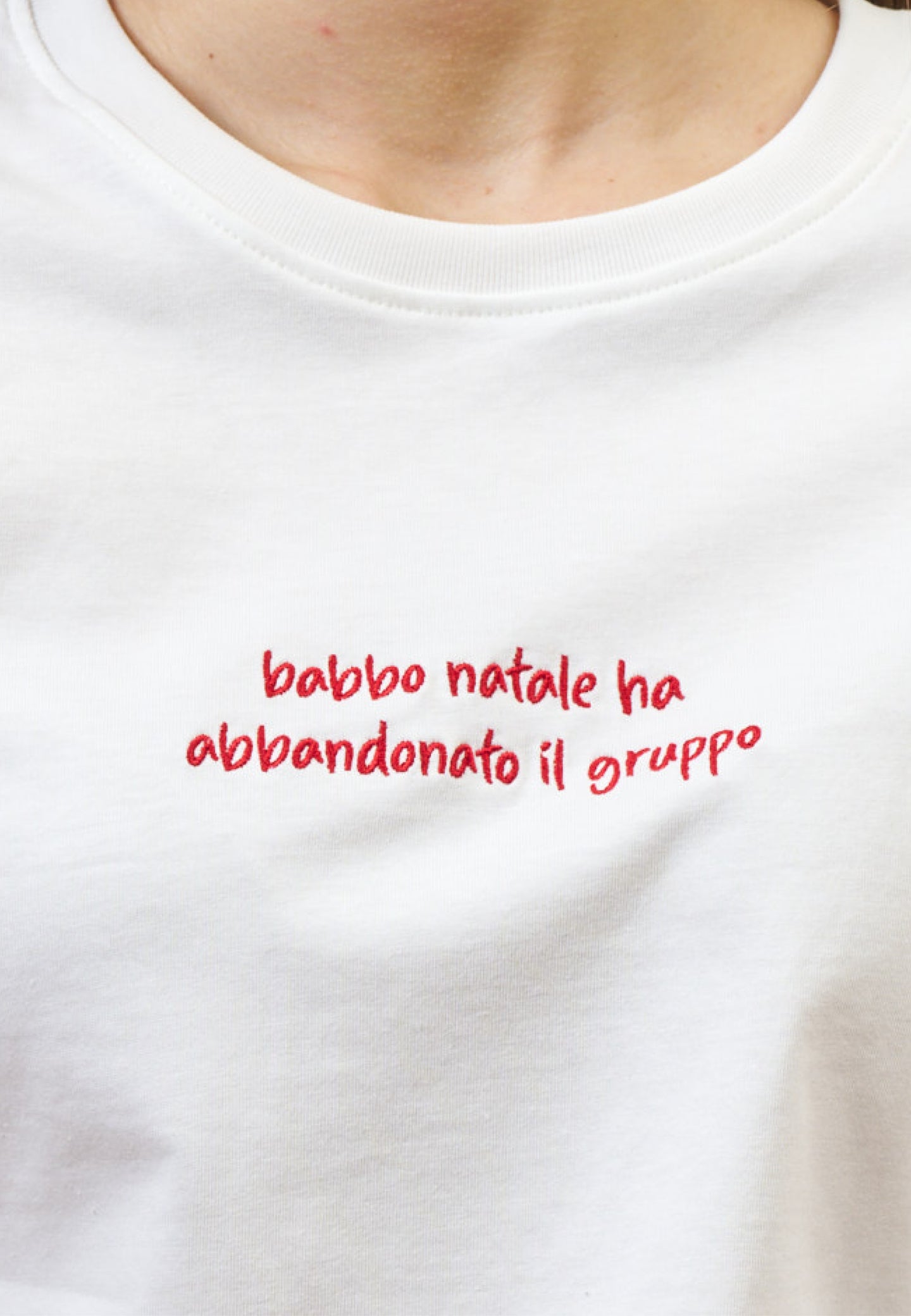 T-shirt “babbo natale ha abbandonato...”