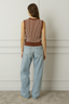 Cardigan in maglia scollo a v