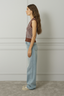 Cardigan in maglia scollo a v