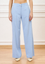 Pantalone palazzo melange - CELESTE