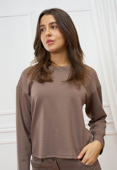 Felpa in tessuto tecnico