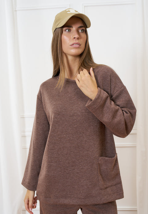 Felpa over tinta unita