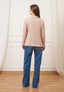 Giacca aperta jersey bouclè - ROSA
